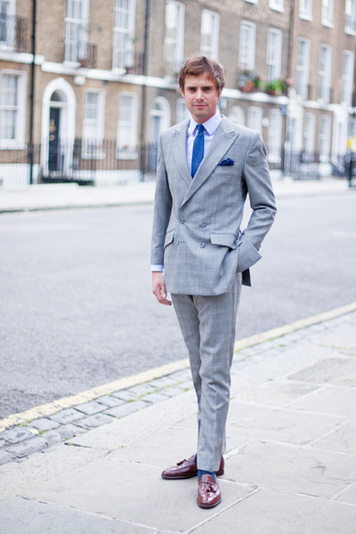 Double-Breasted Wedding Suit - Bespoke Suits By Savile Row Tailors